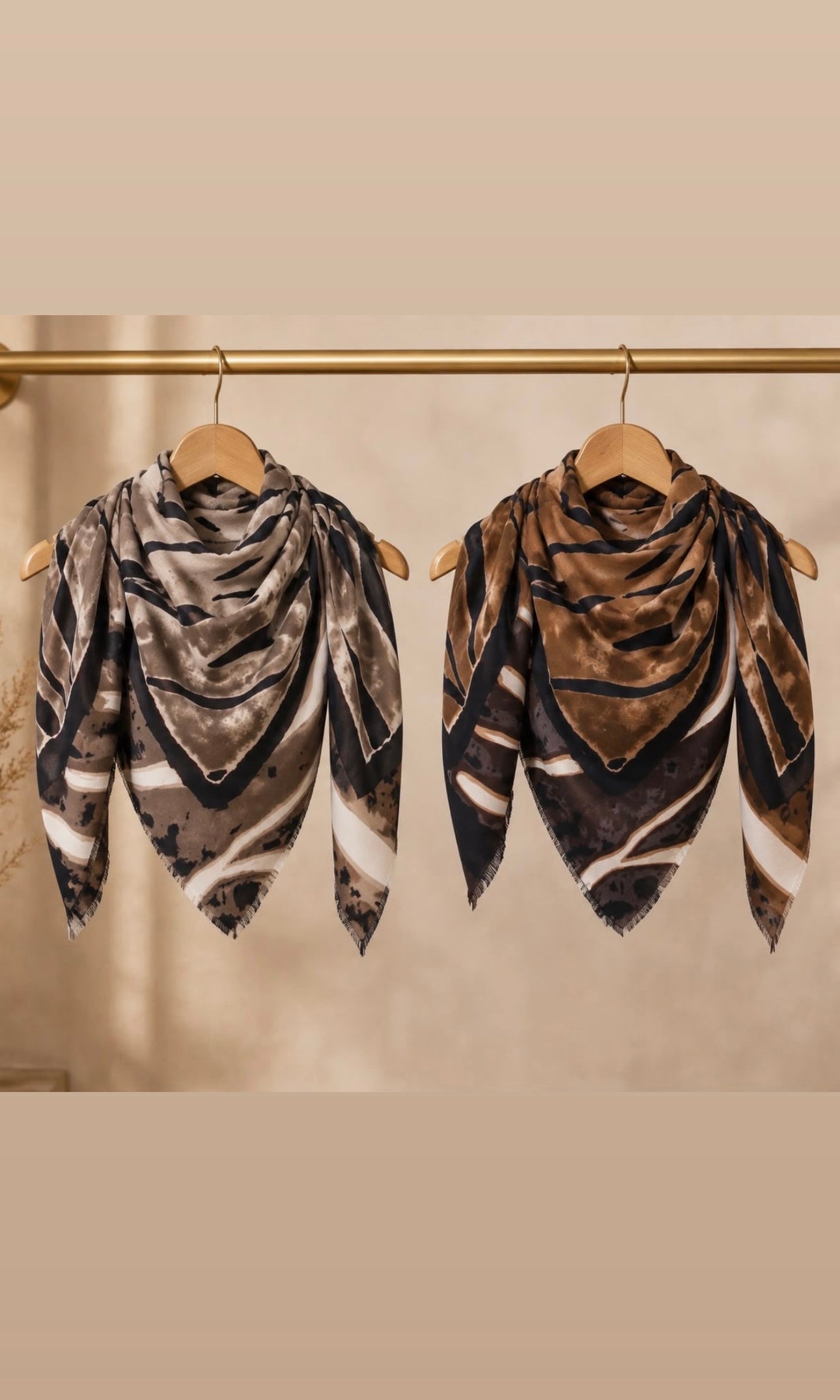 Tiger Print Scarf