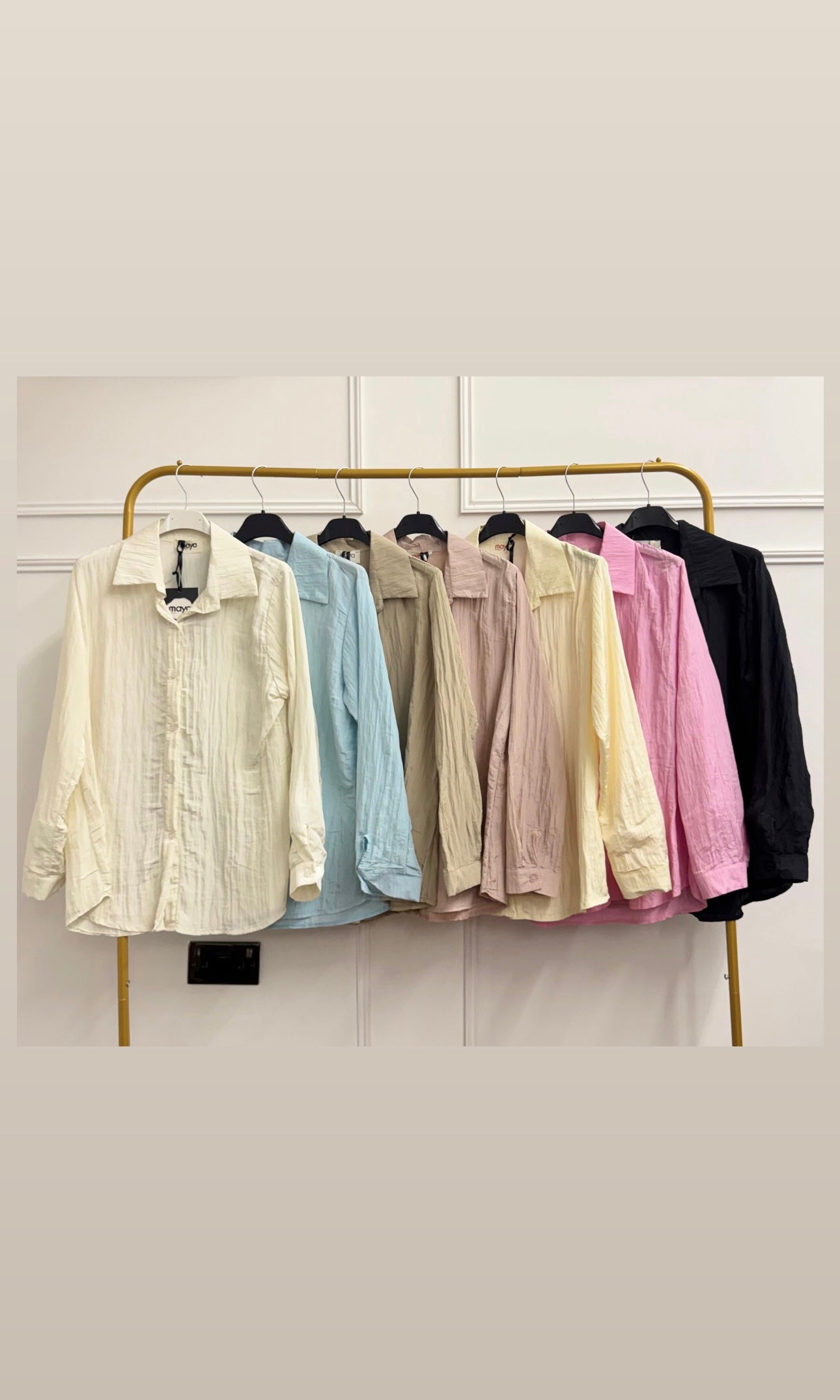 Wholesale Genevieve Crinkle Shirt for Boutique Retailers - Catwalk style wholesale