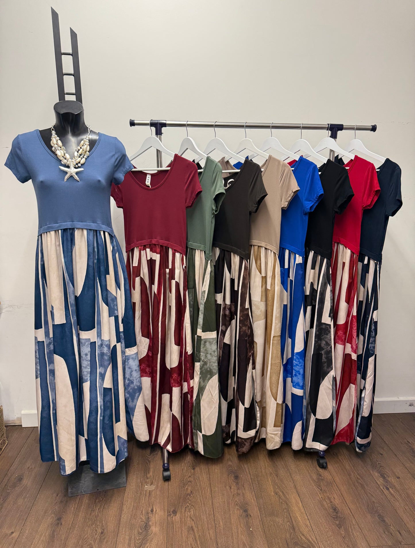Catalina Abstract Maxi Dress