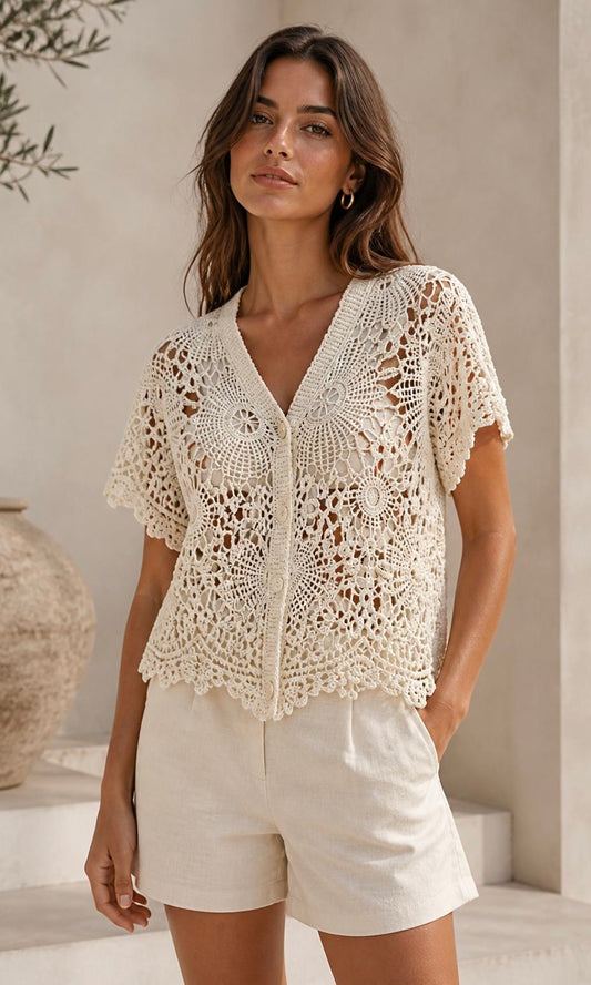 Matilda Crochet Cardi
