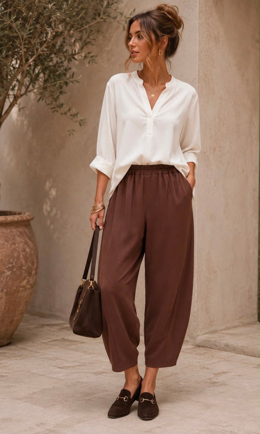 Thea Autumn Barrel Trouser