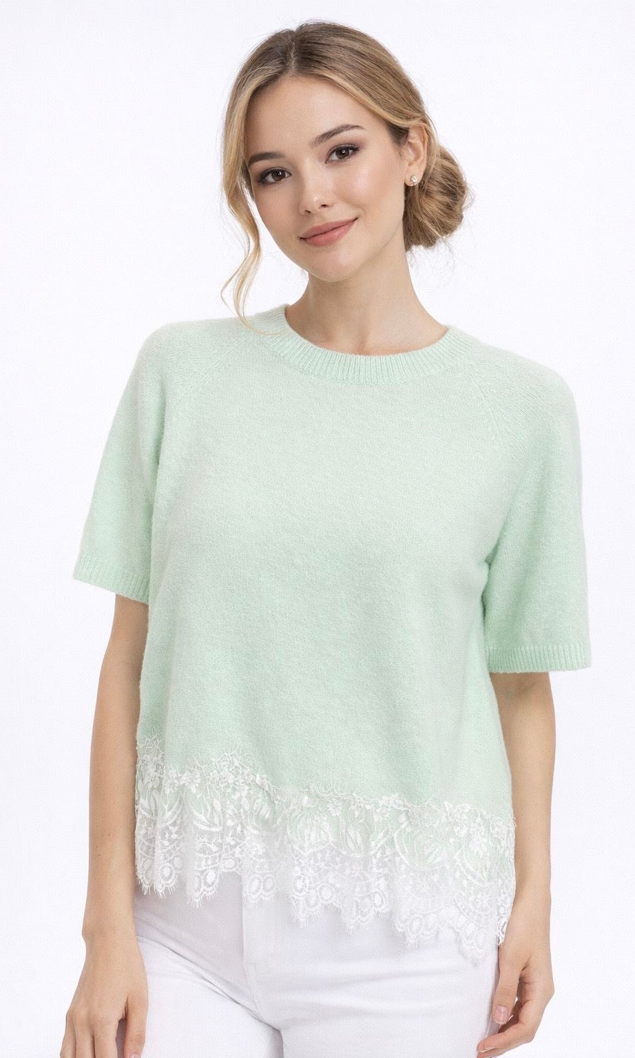 Hallie Lace Trim Jumper