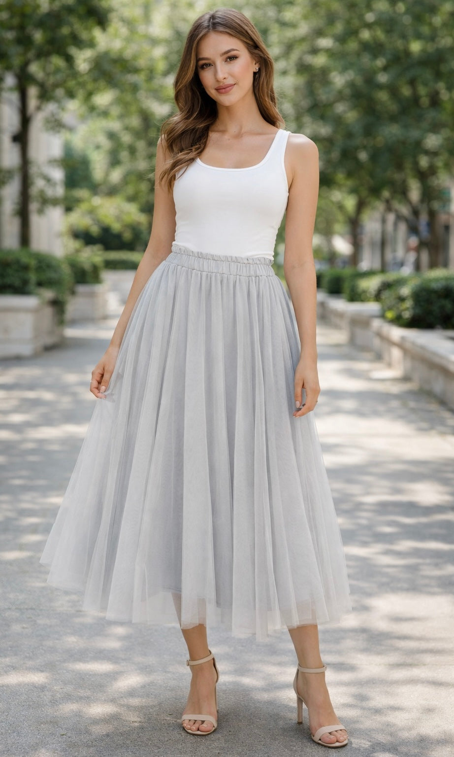 Plain Tulle Skirt