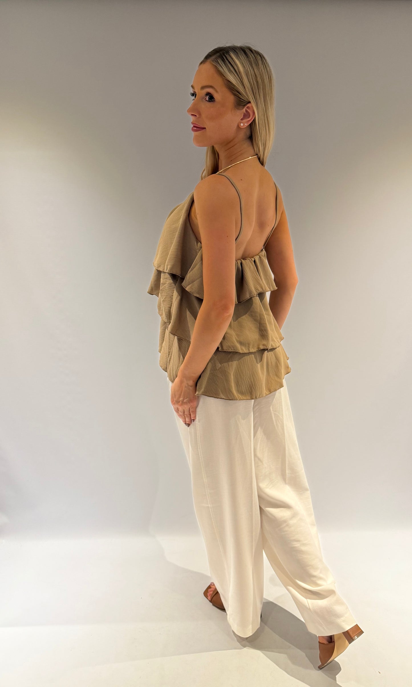 Emilia frill layered Top