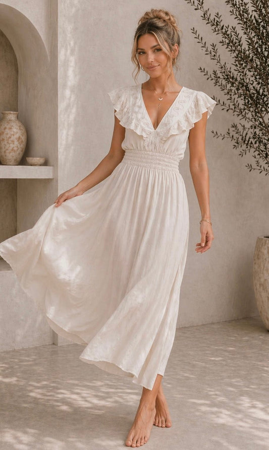 Sahara Embroidered Maxi Dress