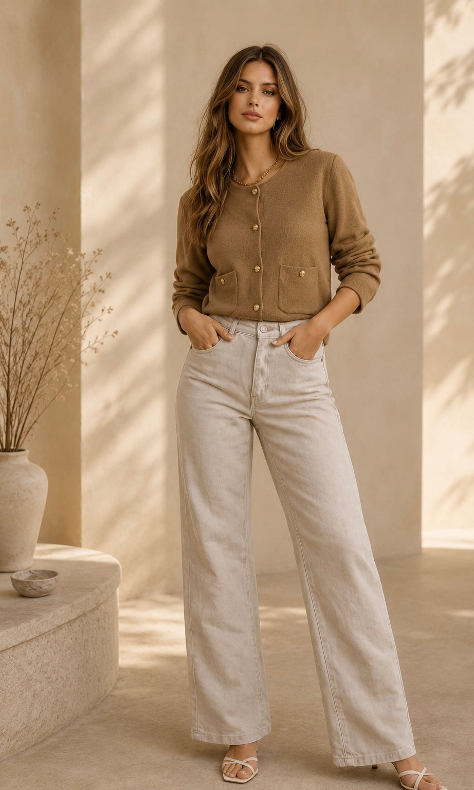 Wholesale Monroe High Waist Wide Leg Jean (9129) for Boutique Retailers - Catwalk style wholesale