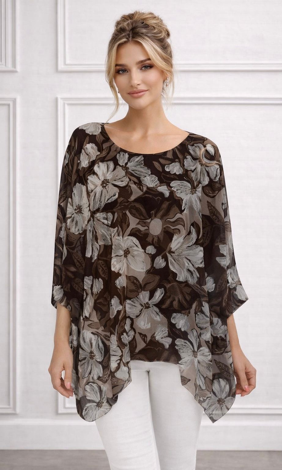 Tiffany floral print top