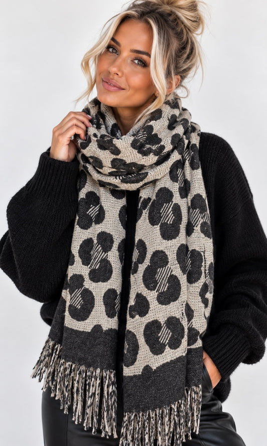 Wholesale ​Super soft leopard scarf - Catwalk style