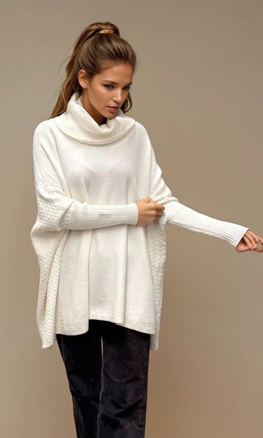 Oversized Cowl Neck Jumper