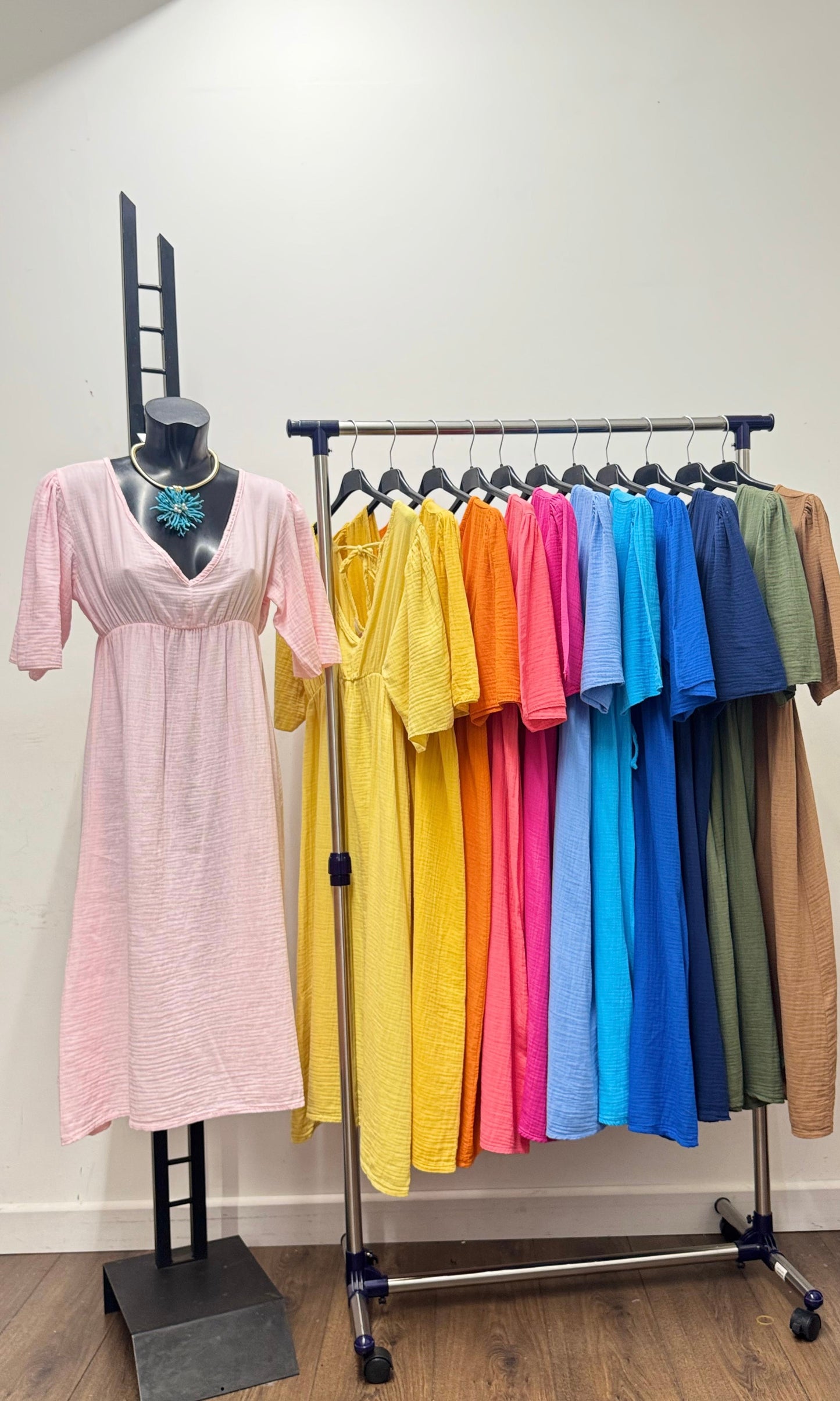 Cody cotton waffle dress