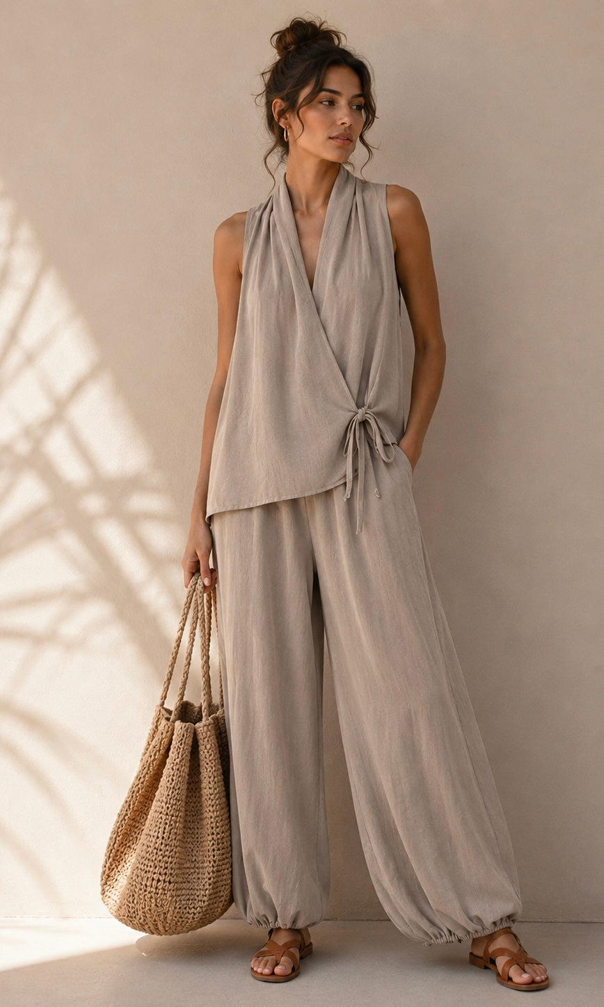 Harper wrap co-ord