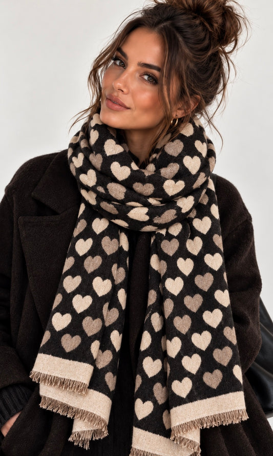 Wholesale ​Heart Haven Scarf - Catwalk style