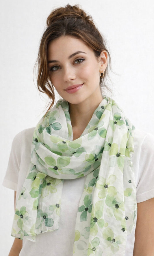 Flower scarf
