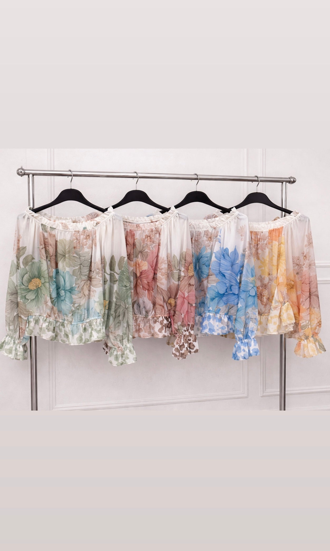 Primrose Floral Bardot Top