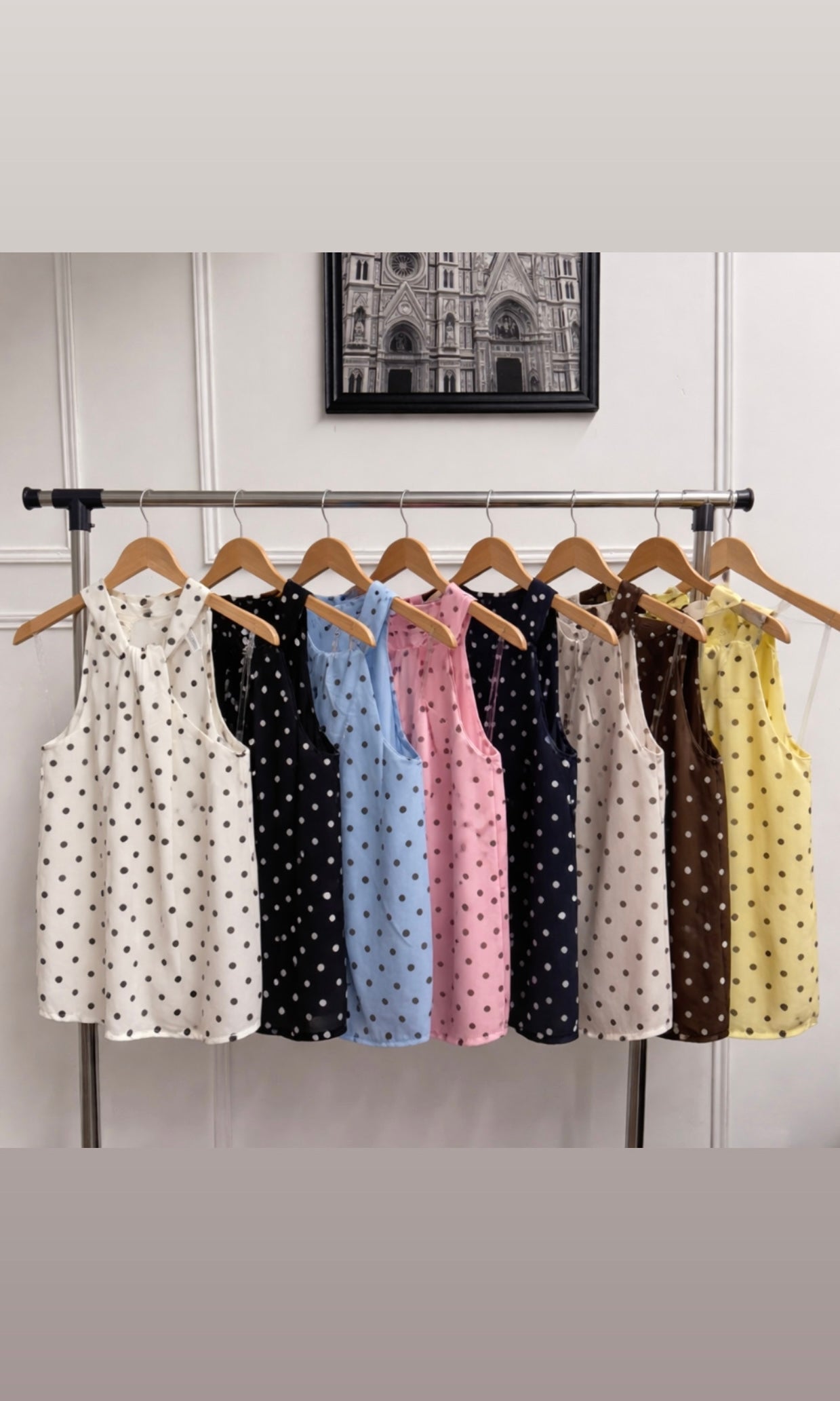 Wholesale Georgina polka dot twist top for Boutique Retailers - Catwalk style wholesale