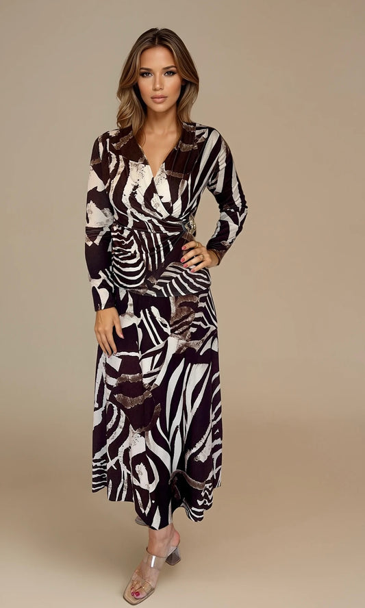 Tamara print skirt co-ord