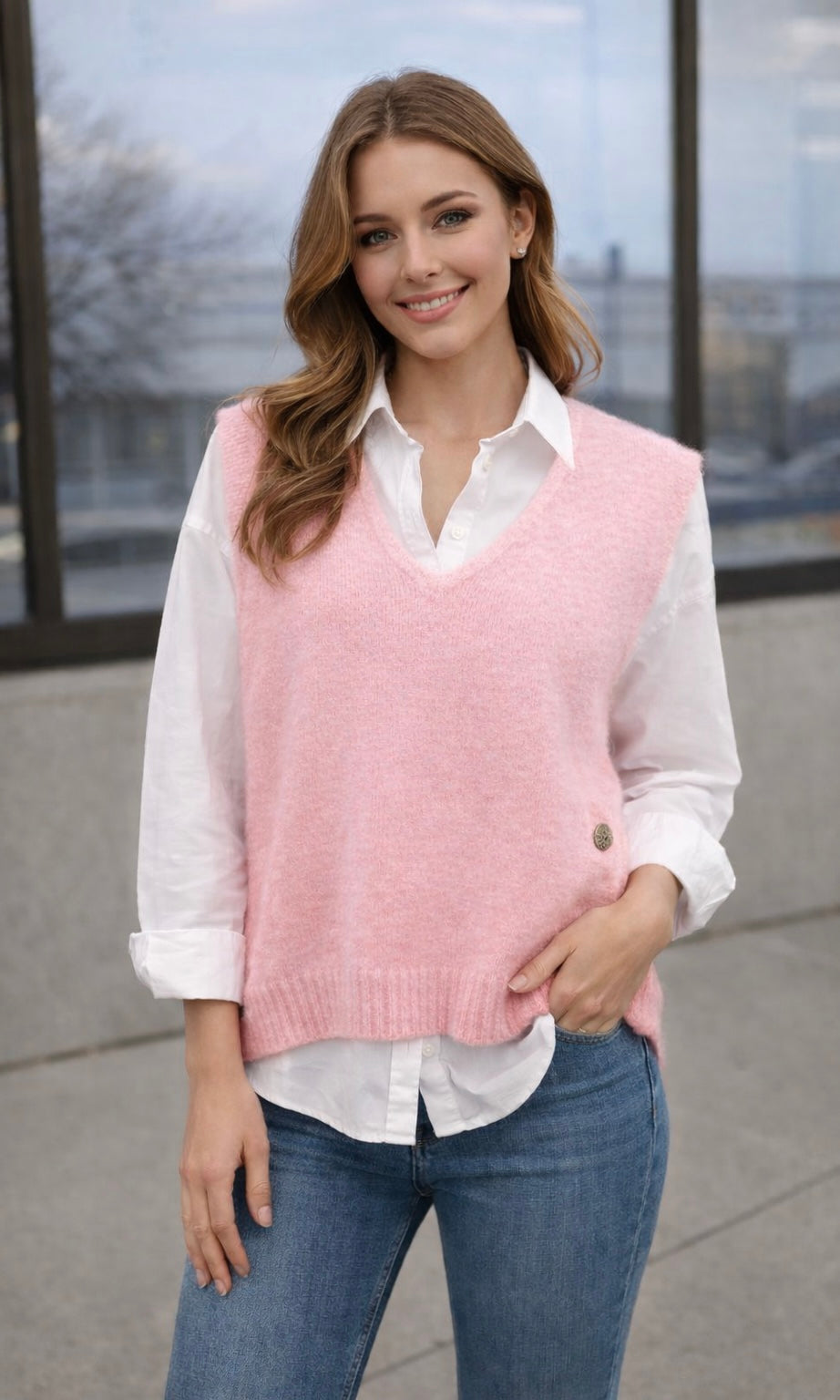 Cassie Side Button Tank Top