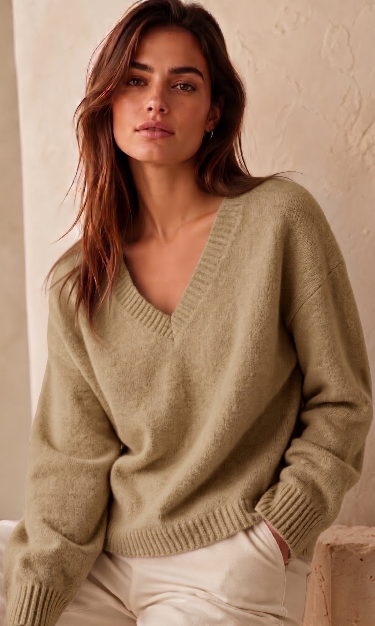 Donna V Neck Jumper