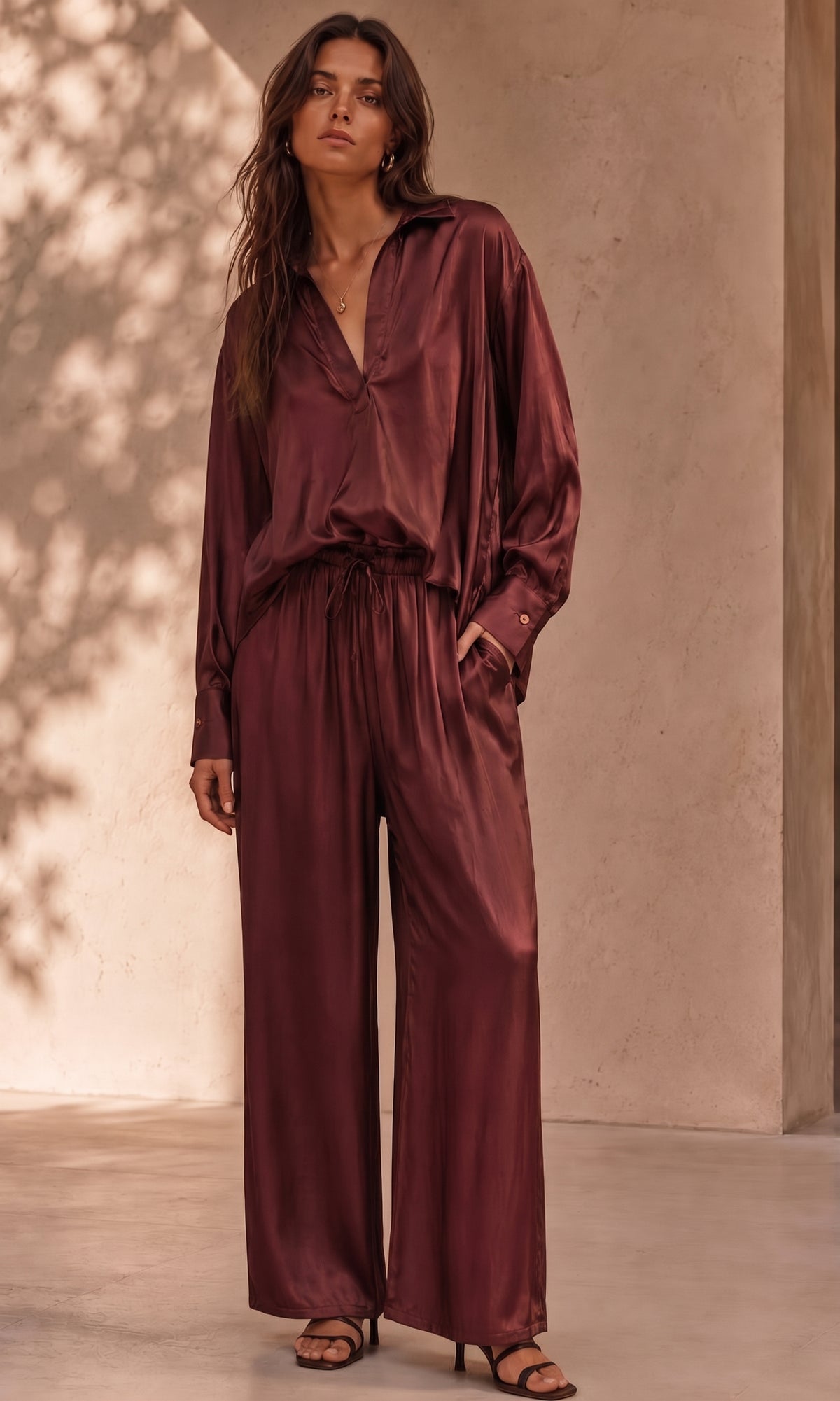 Wholesale ​Isla wide leg trouser - Catwalk style