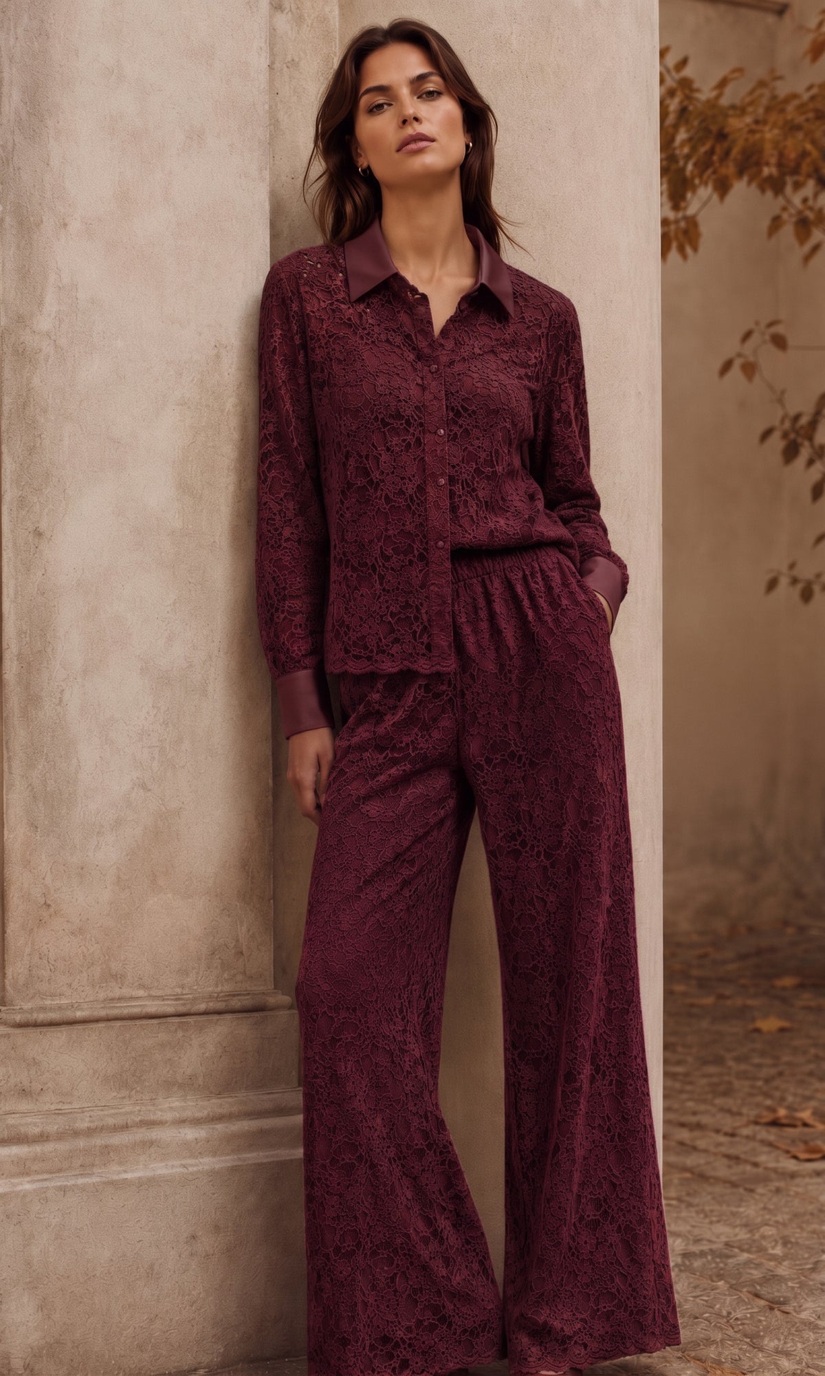 Sasha lace trouser
