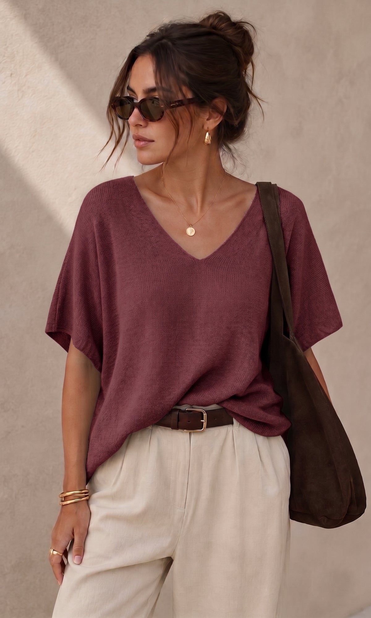 Wholesale ​Freddie V Neck Jumper - Catwalk style