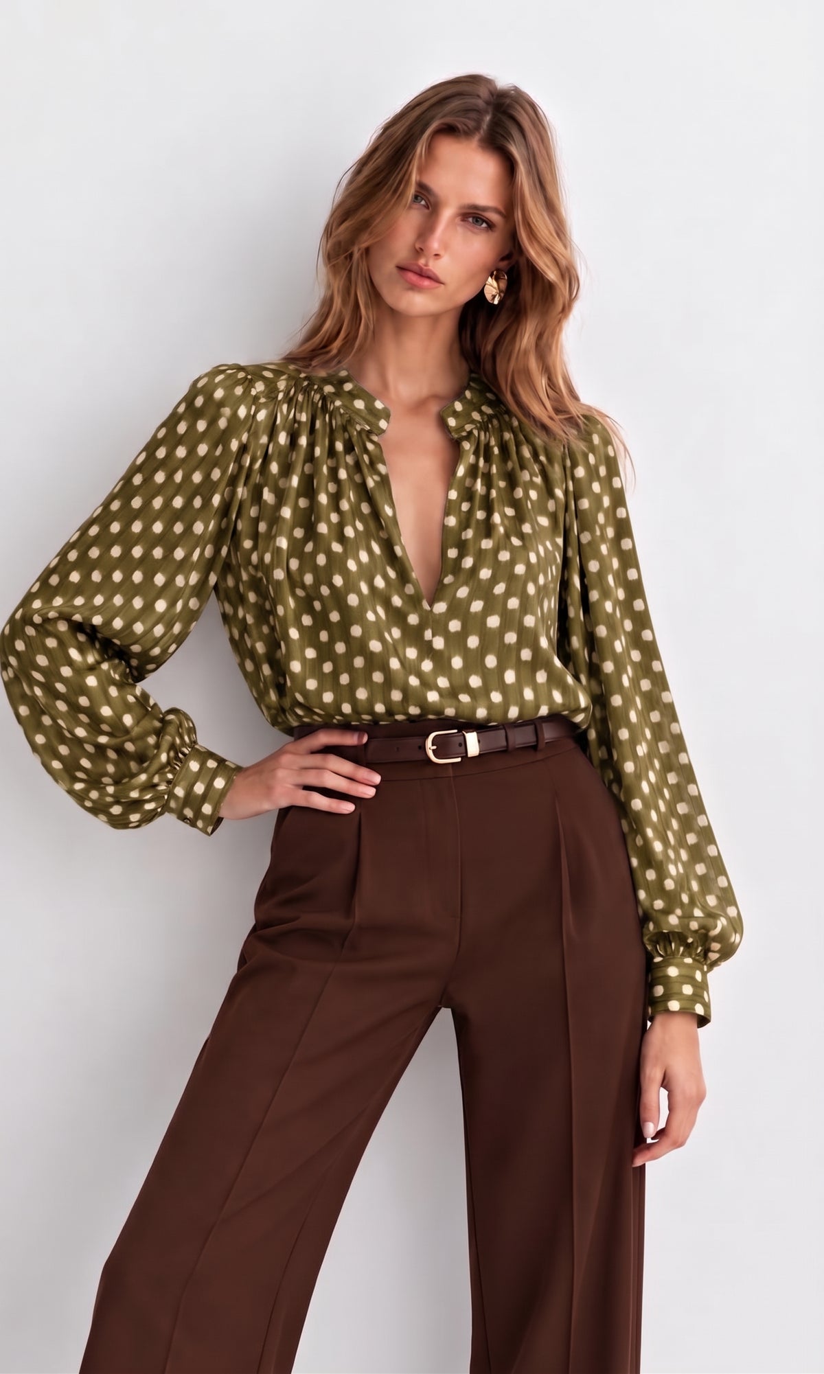 Holly polka dot blouse