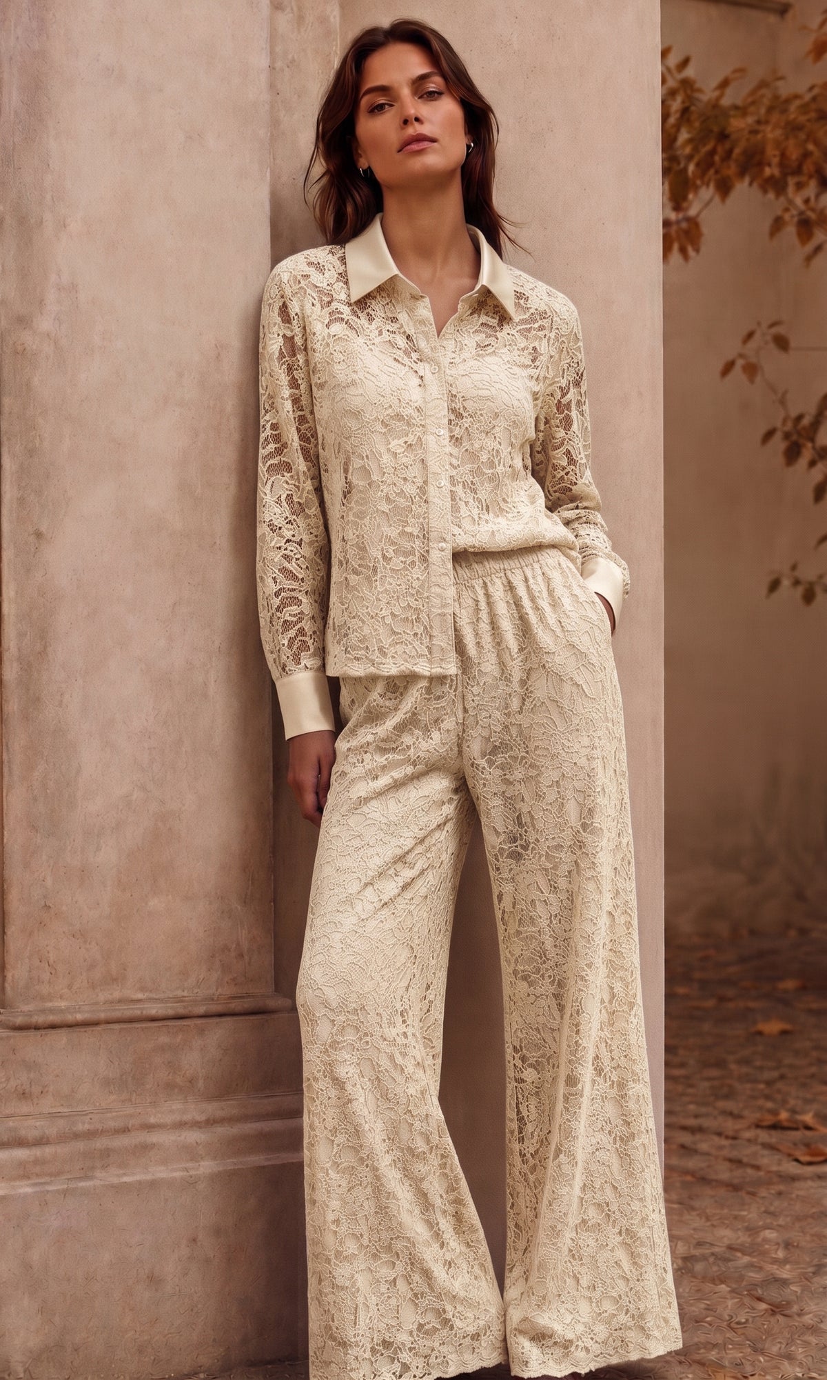 Sasha lace trouser