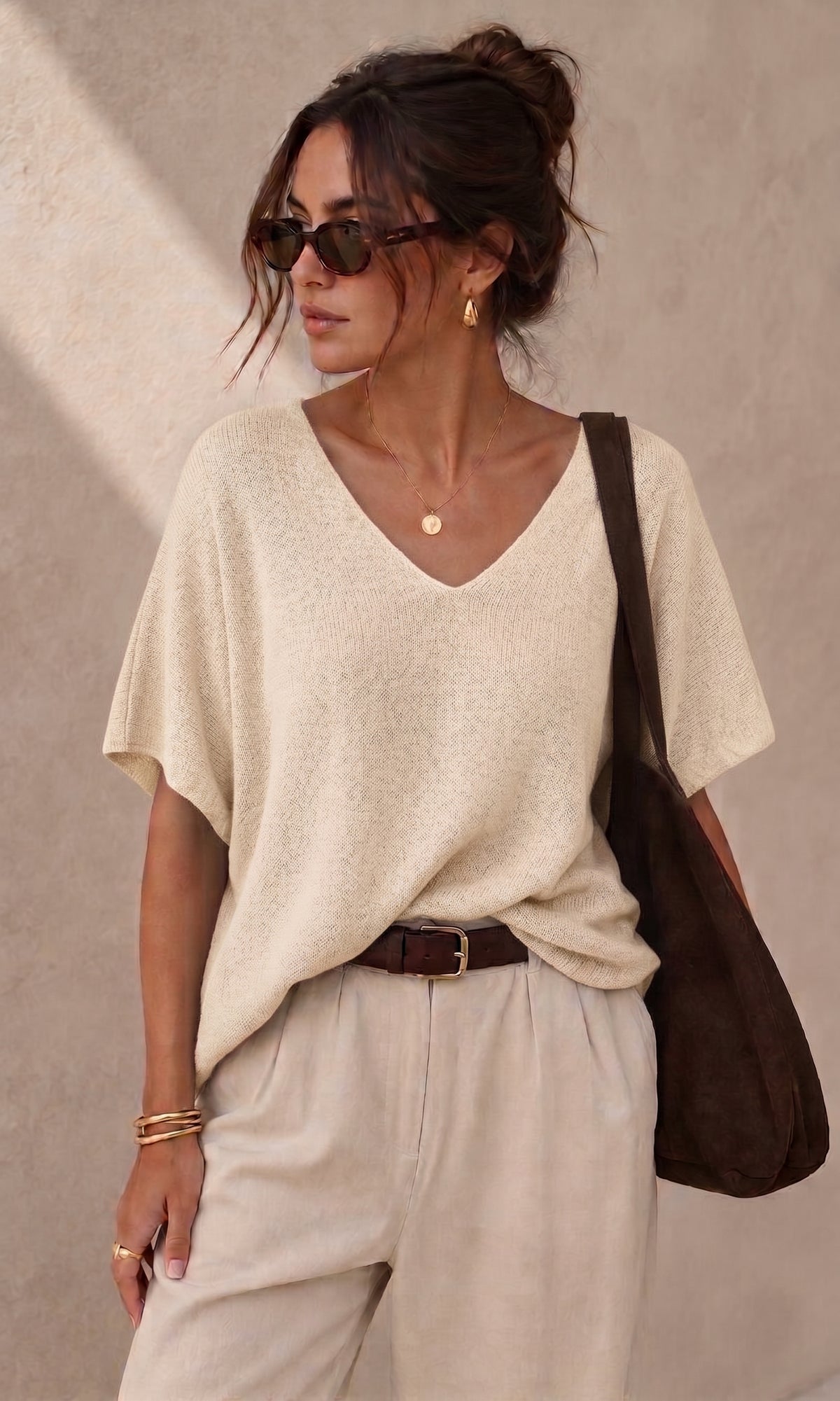 Wholesale ​Freddie V Neck Jumper - Catwalk style