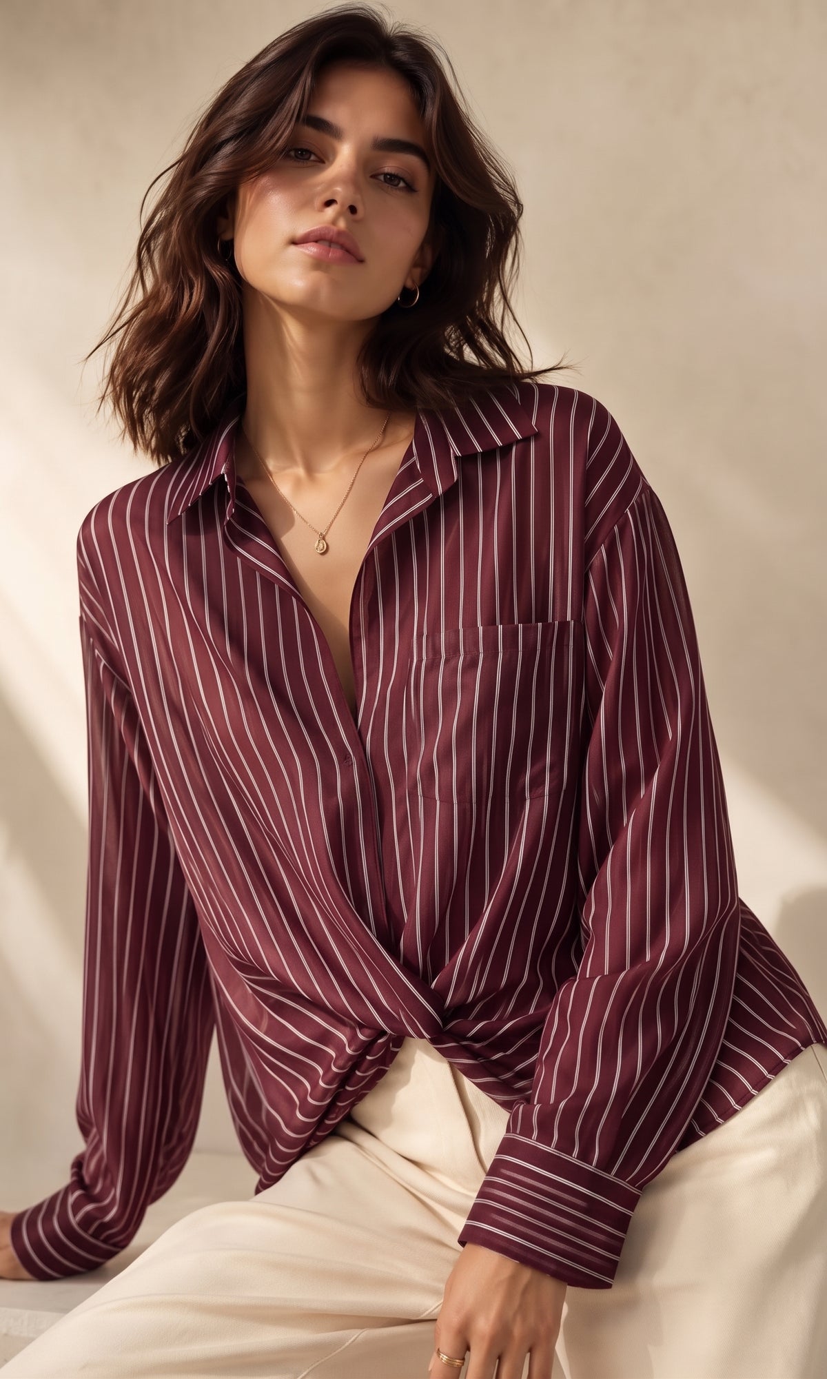 Wholesale ​Marina Knot Shirt - Catwalk style