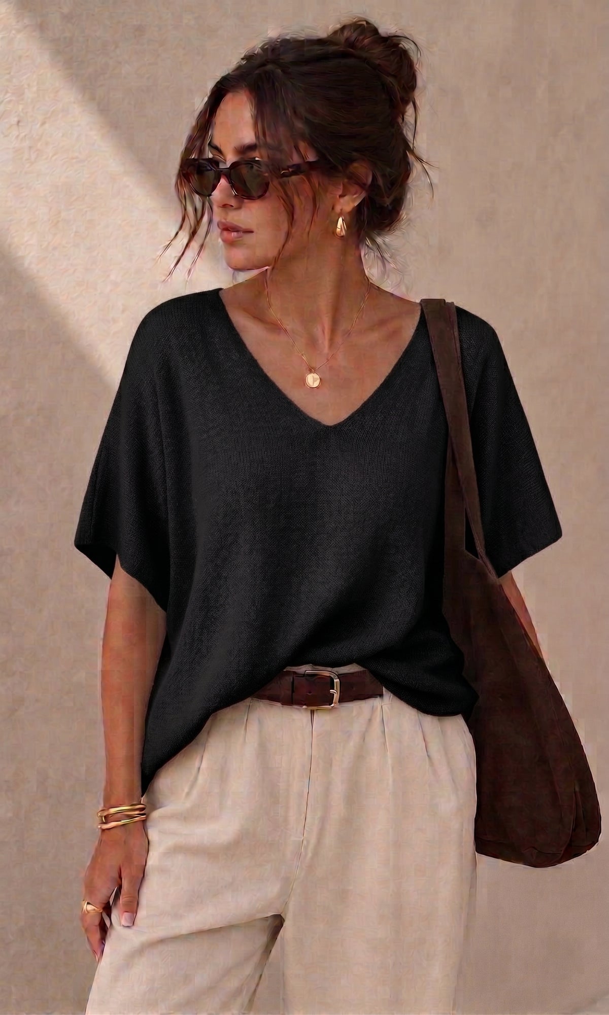 Wholesale ​Freddie V Neck Jumper - Catwalk style