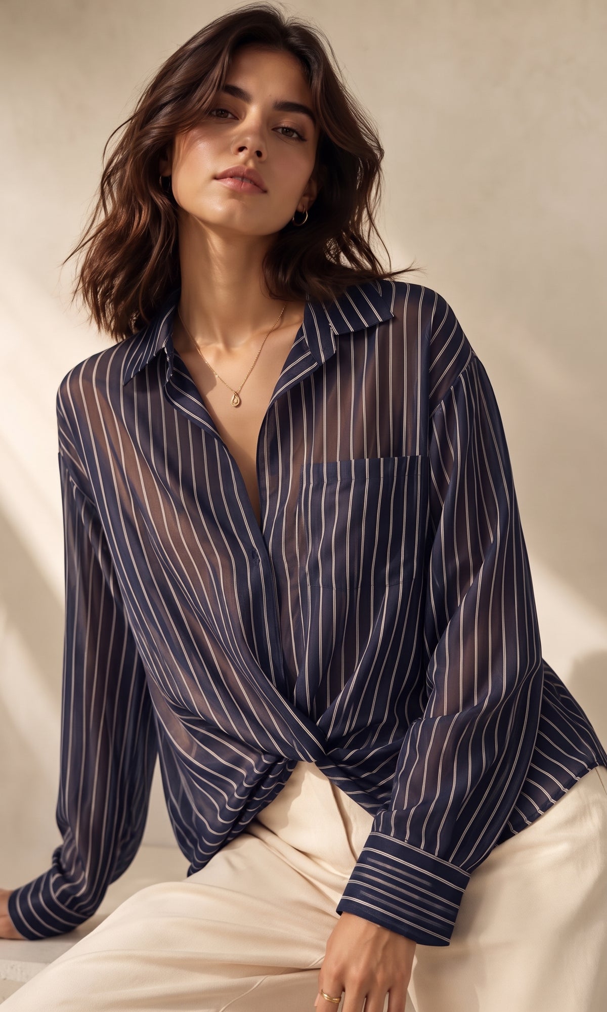 Wholesale ​Marina Knot Shirt - Catwalk style