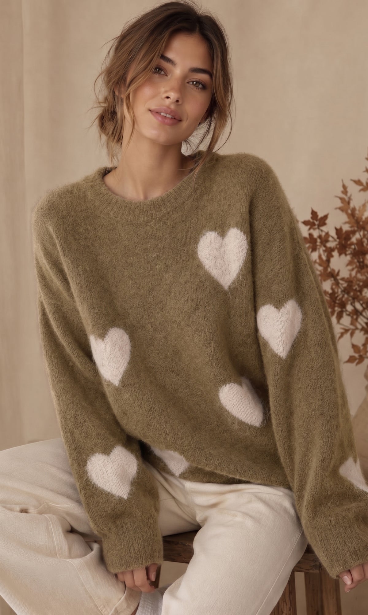Wholesale ​Harriet Soft Heart Jumper - Catwalk style