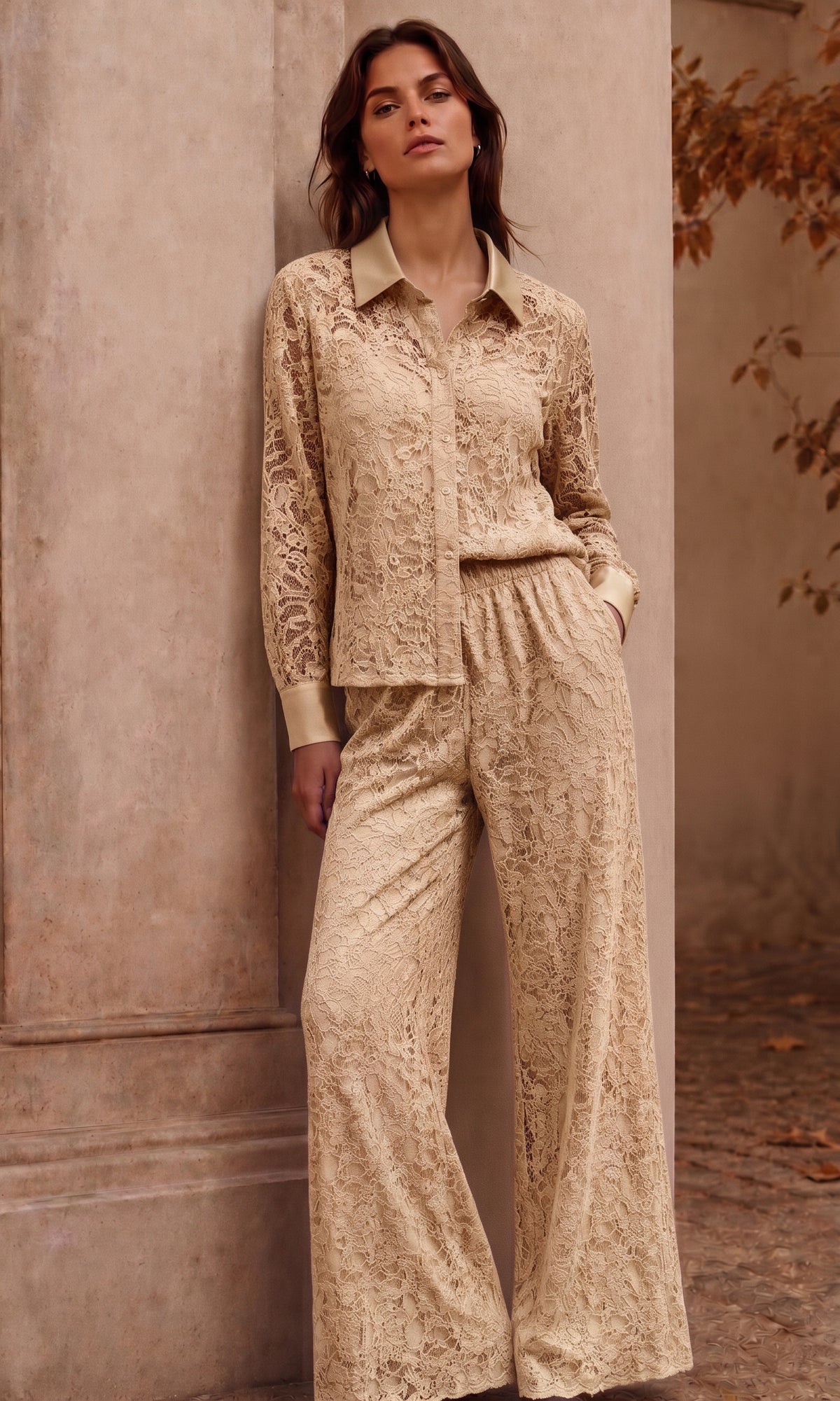 Sasha lace trouser