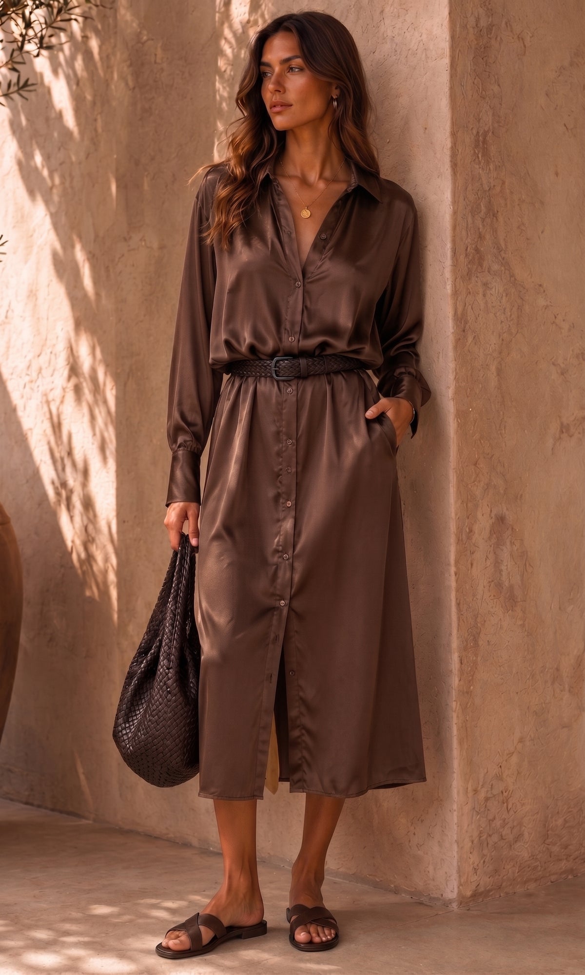 Wholesale ​Corrine shirt dress - Catwalk style