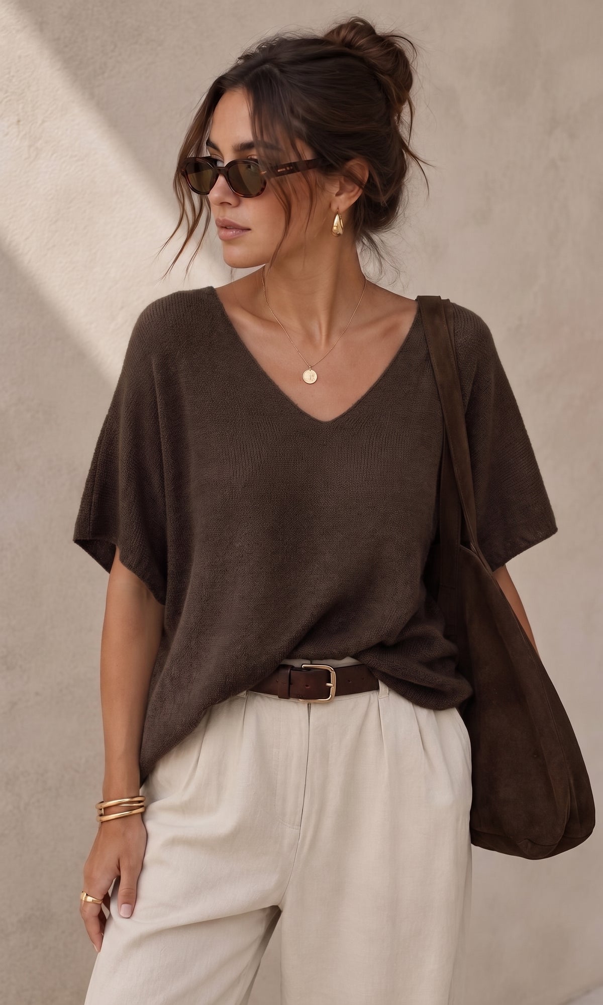 Wholesale ​Freddie V Neck Jumper - Catwalk style