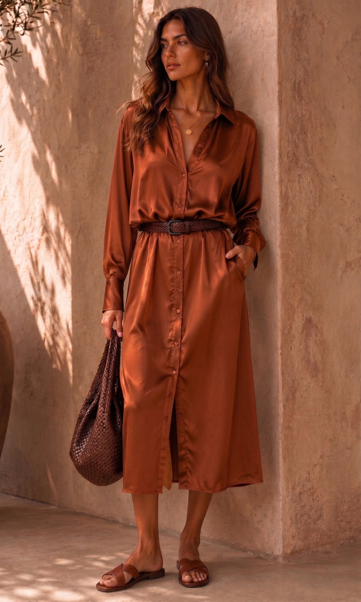 Wholesale ​Corrine shirt dress - Catwalk style