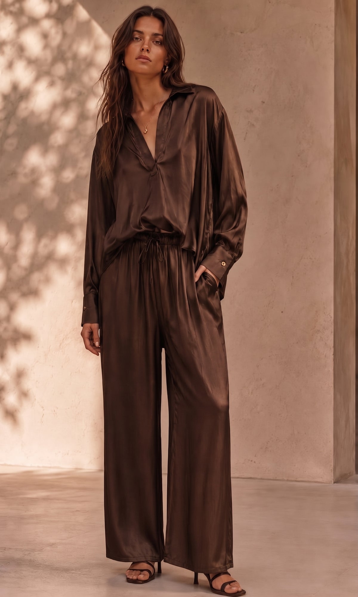 Wholesale ​Isla wide leg trouser - Catwalk style