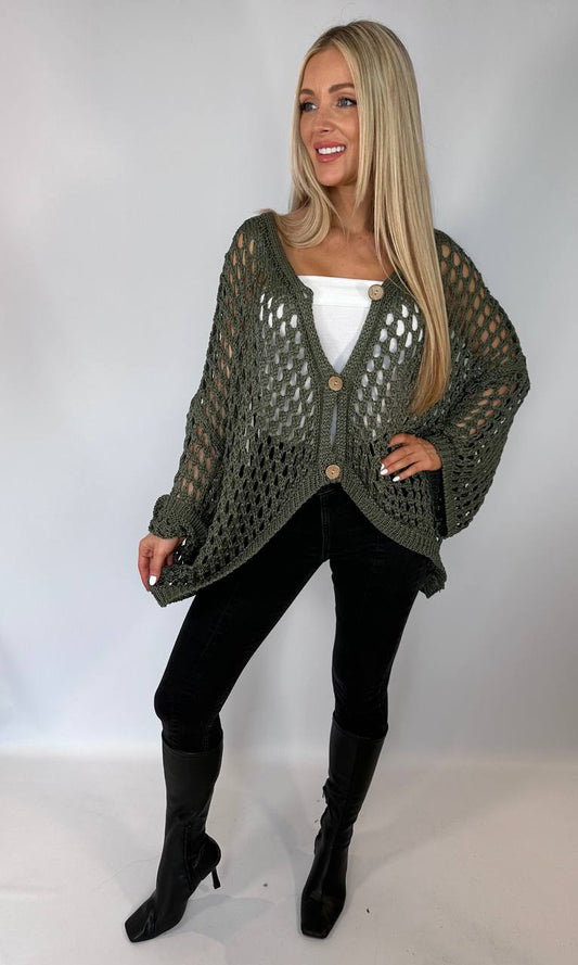 Crochet Oversized Cardi