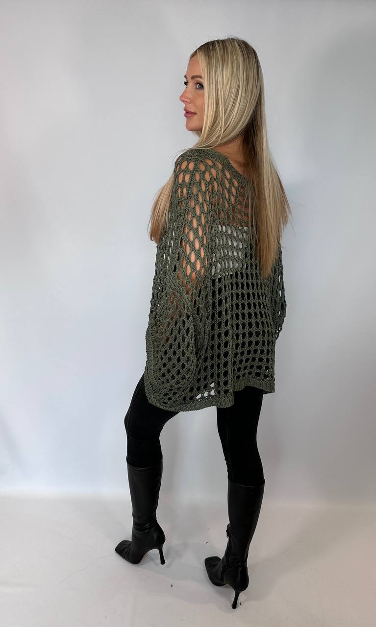 Crochet Oversized Cardi