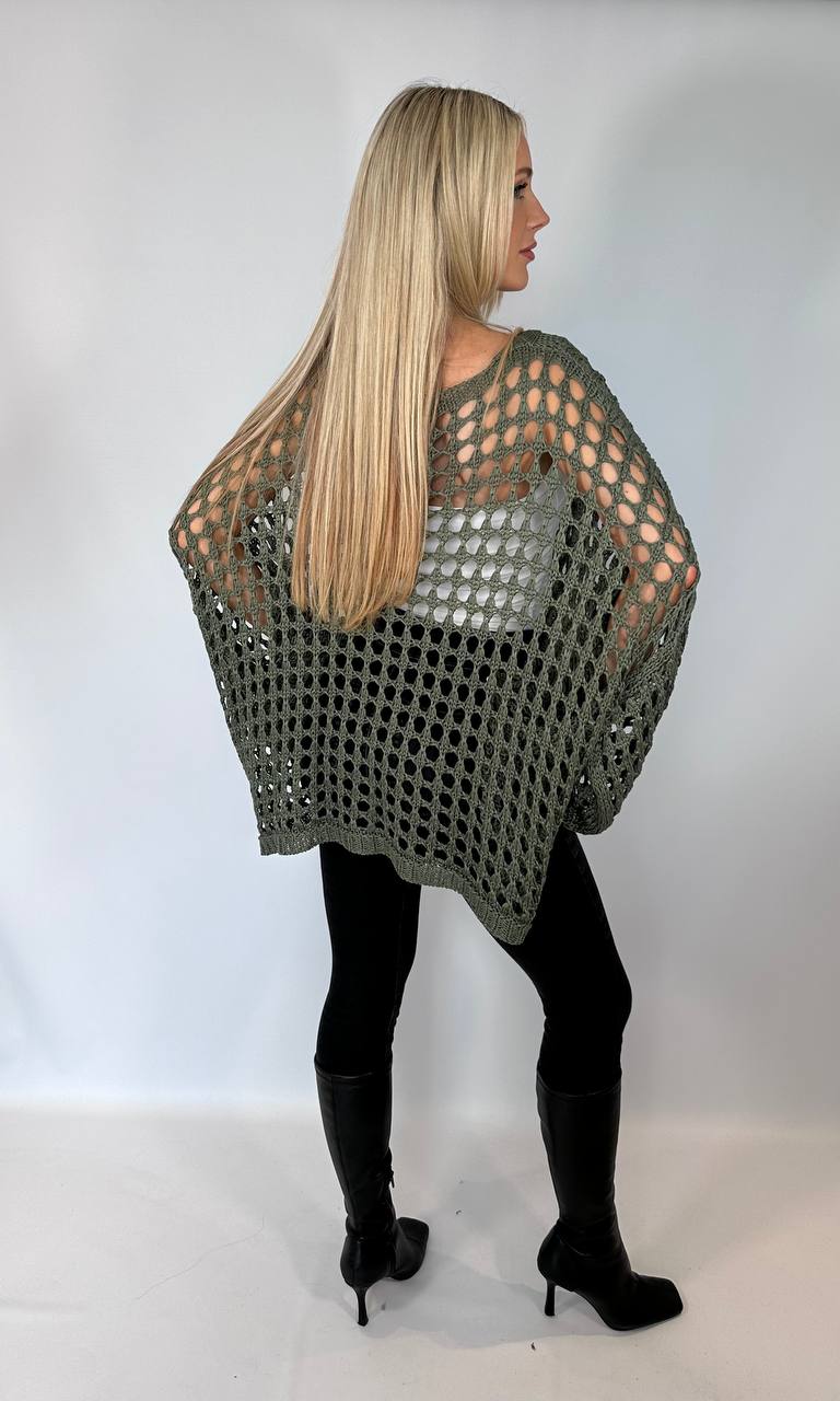 Crochet Oversized Cardi