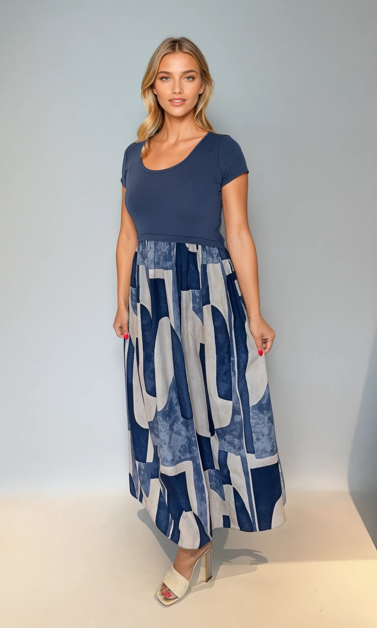 Catalina Abstract Maxi Dress