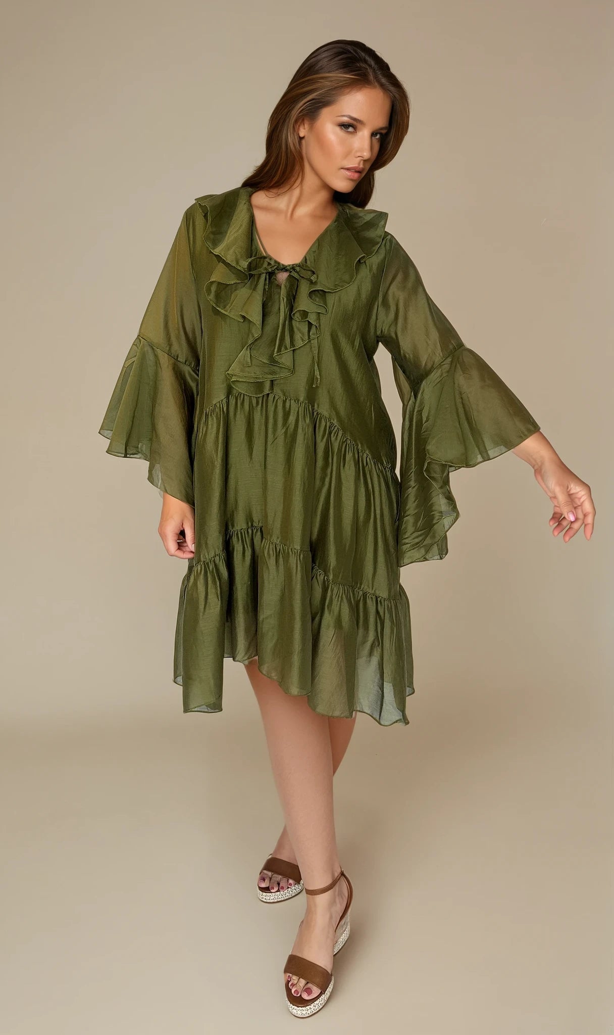Florence ruffle dress