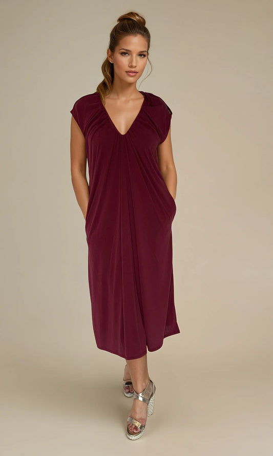 Serena ruched pocket dress