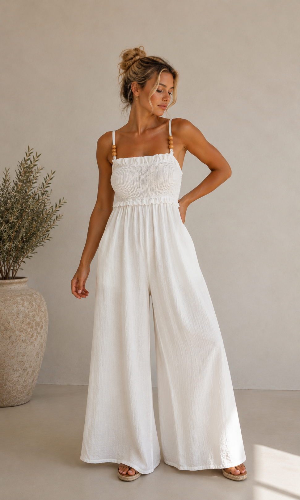 Wholesale Roxy Elasticated Jumpsuit for Boutique Retailers - Catwalk style wholesale