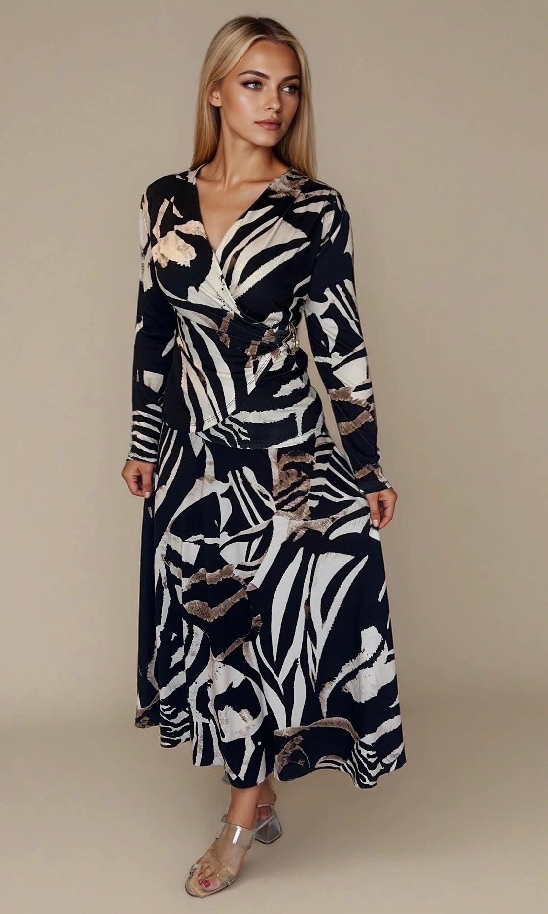 Tamara print skirt co-ord