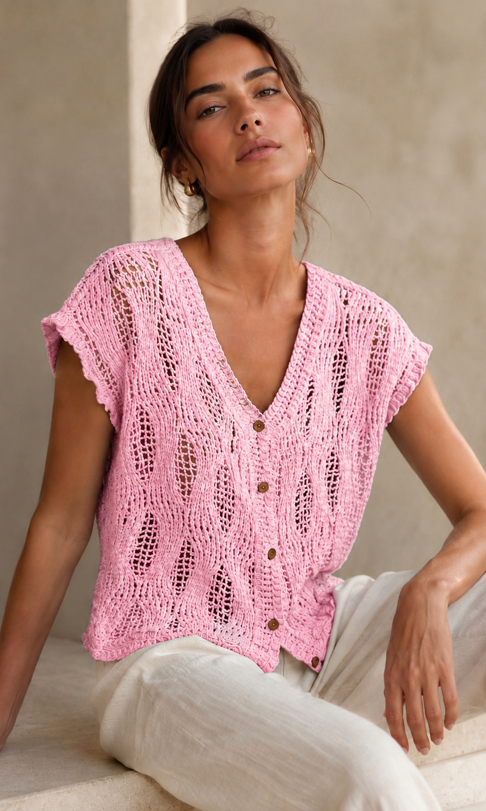Rebecca crochet cardi