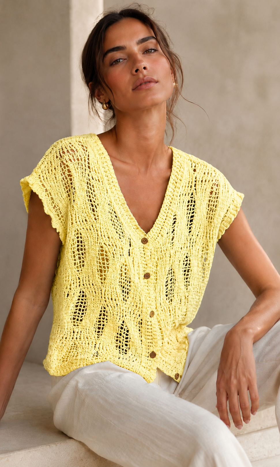 Rebecca crochet cardi