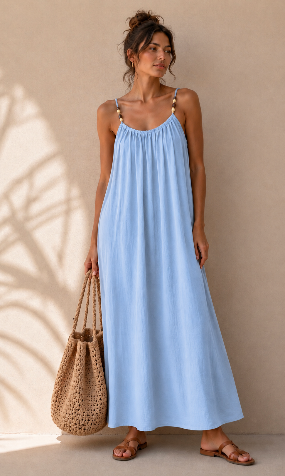 Elsie beaded maxi dress
