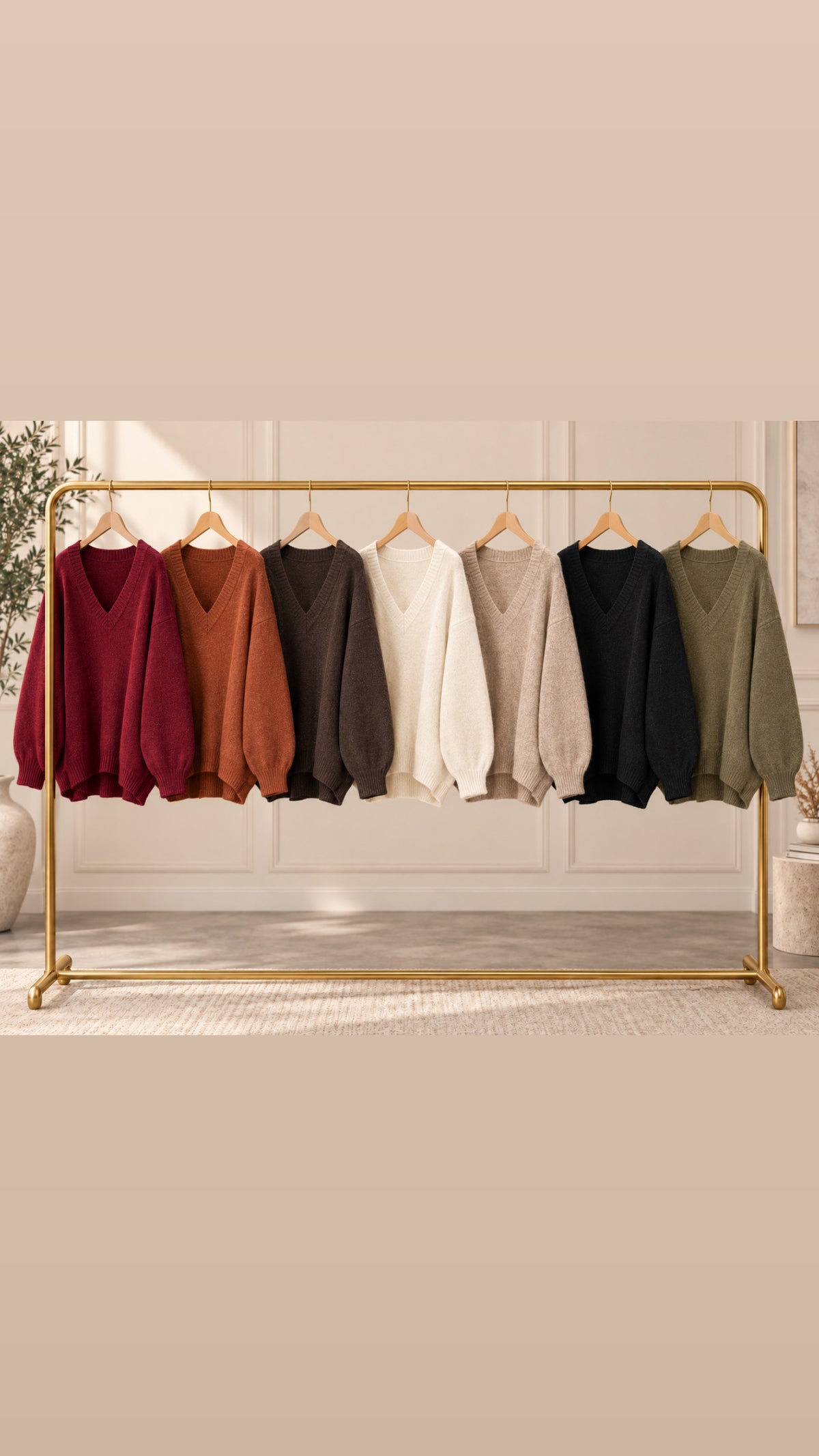 Donna V Neck Jumper