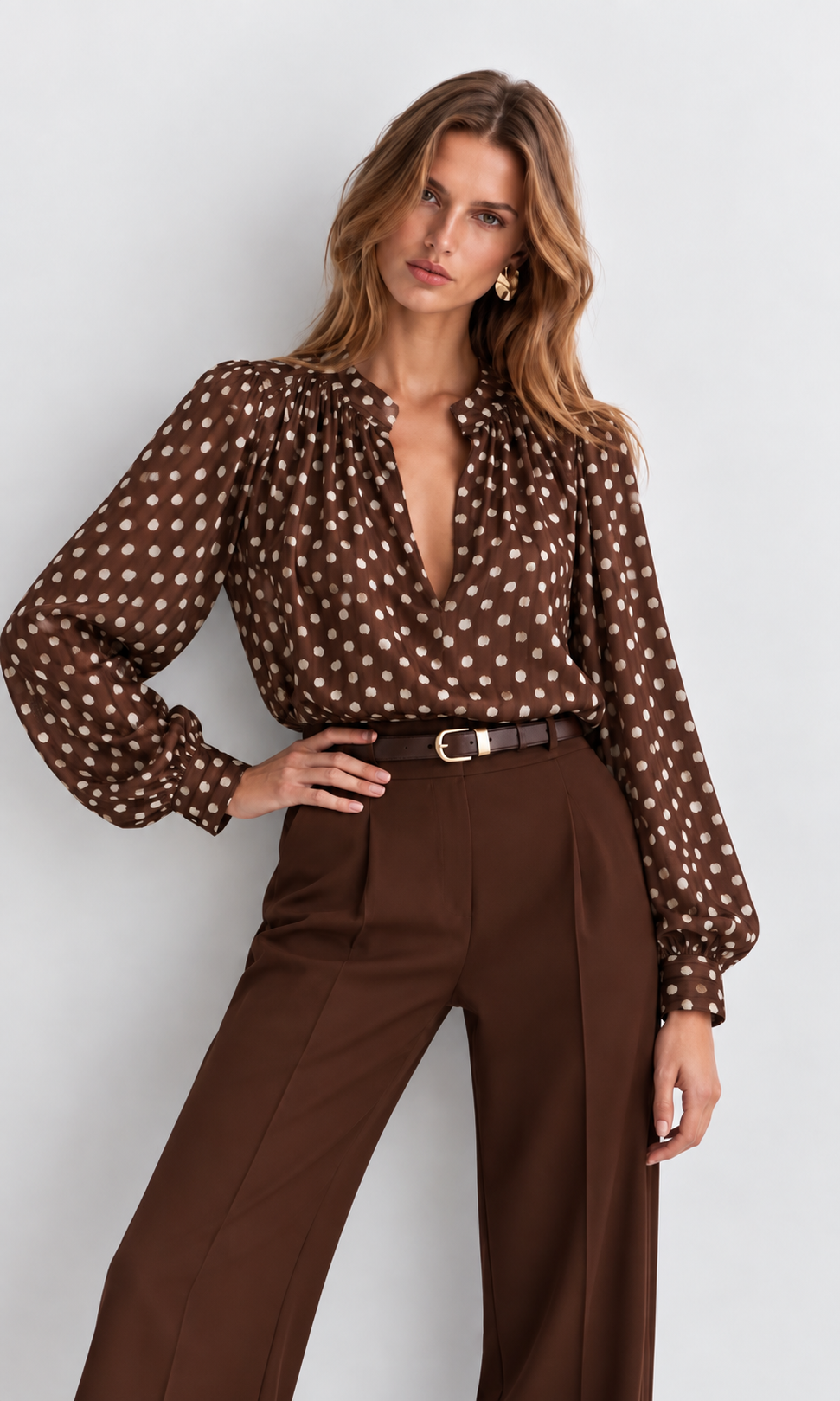 Holly polka dot blouse